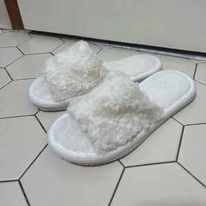 White slippers